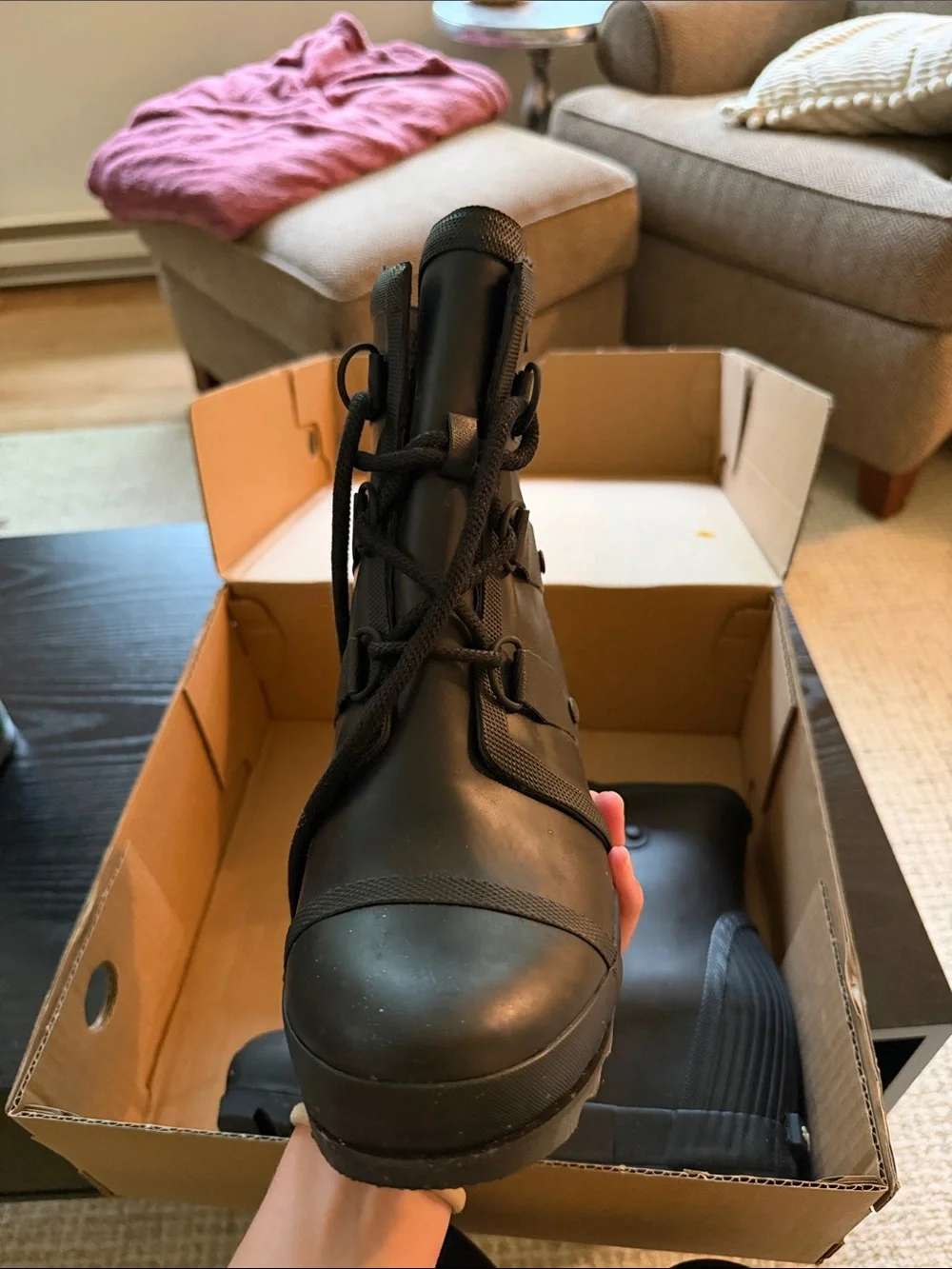 Sorel Women’s Joan Rain Wedge Waterproof Boots